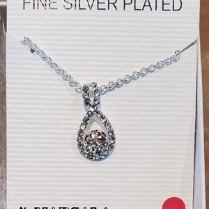 NWT Marsala Silver plated necklace